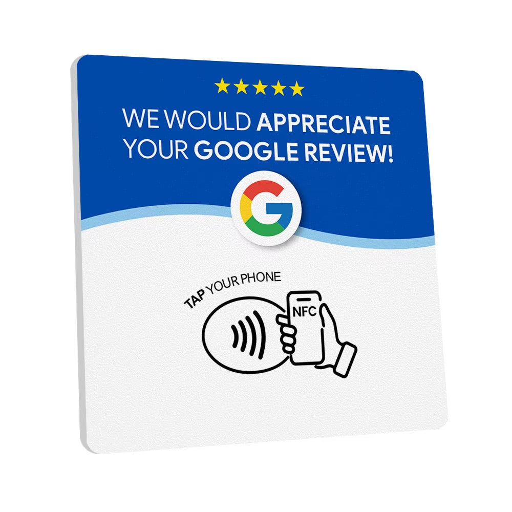 Google Review Tap Card - NFC & QR Code